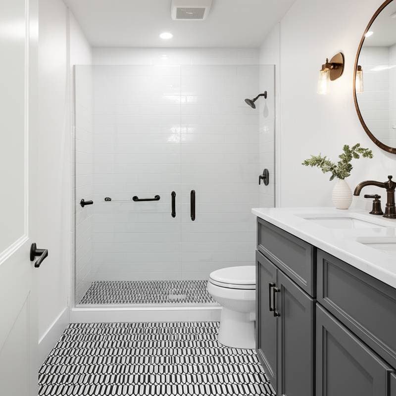Featured image for Safety and Style: Bathroom Aging in Place Design