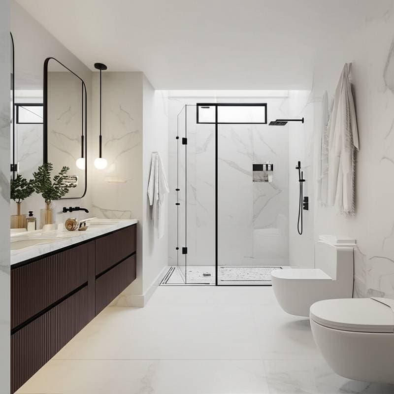 Featured image for Why Luxury Bathrooms Are Ditching Shower Doors