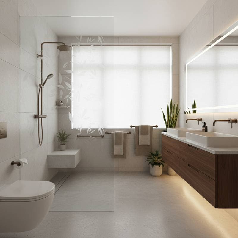 Featured image for Aging-in-Place Bathrooms Blend Safety with Luxury