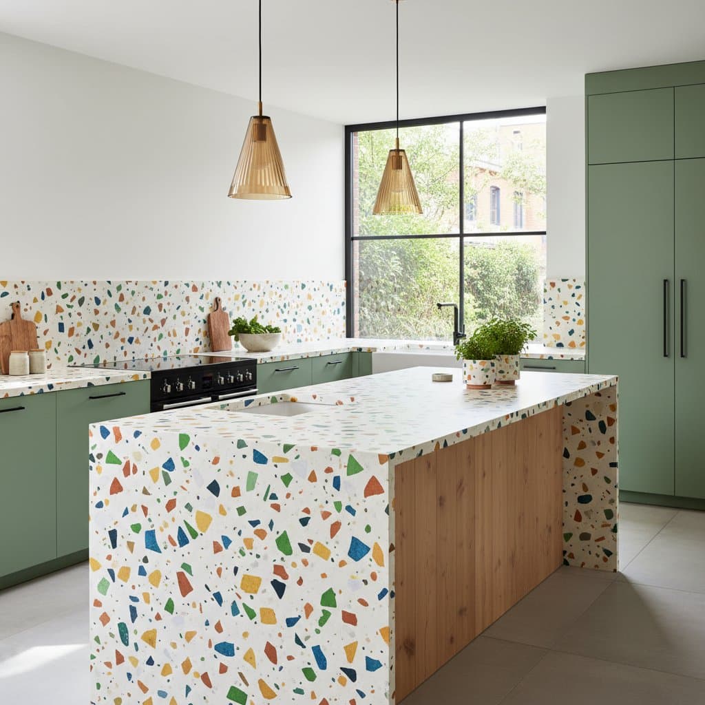 Featured image for Why Terrazzo Tops Are 2025's Sustainable Kitchen Hit