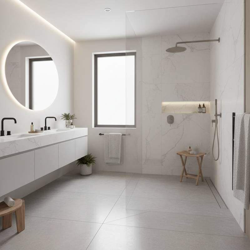Featured image for Zero-Threshold Showers Make Bathrooms Safer for Aging