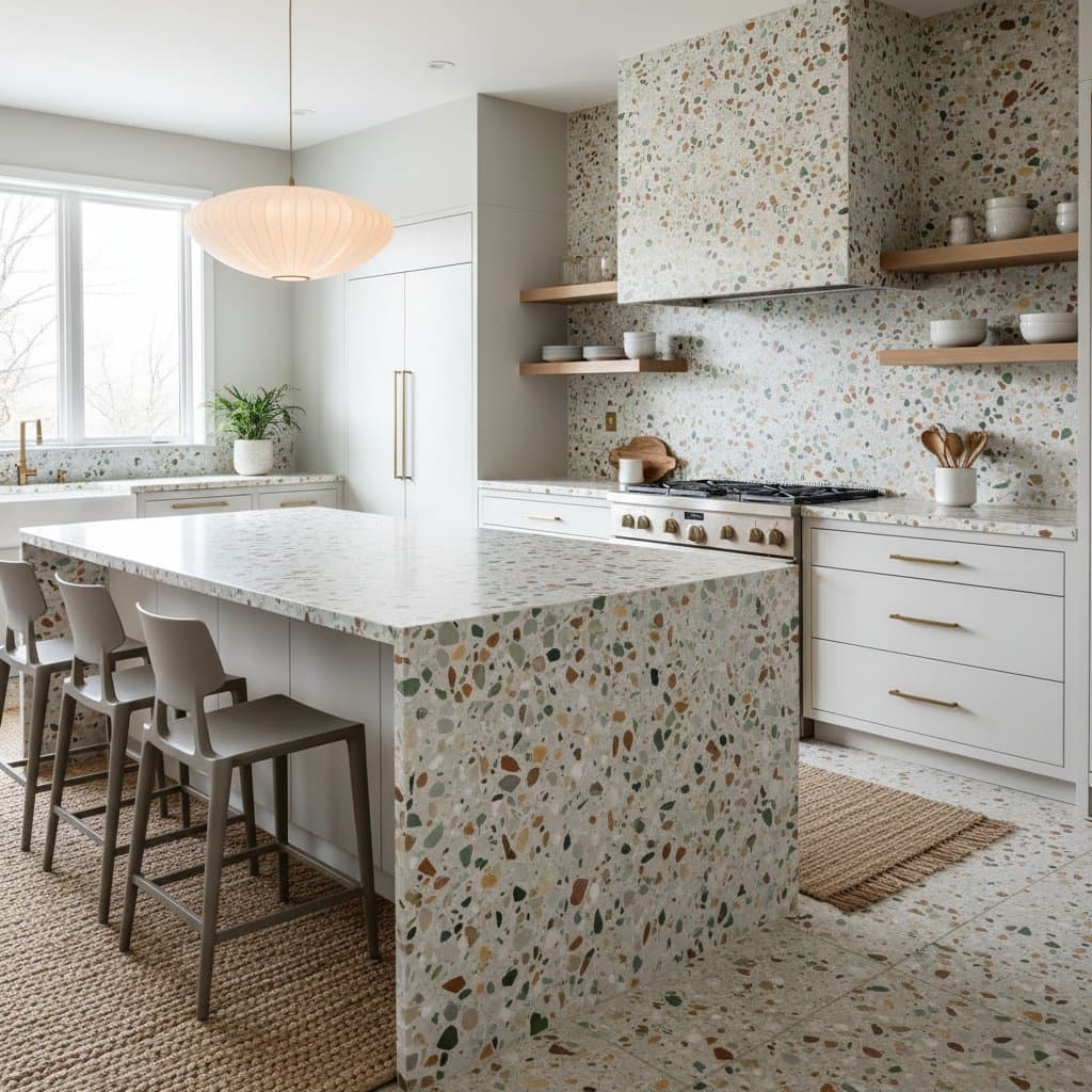 Featured image for Terrazzo Returns as Sustainable Luxury for Kitchens