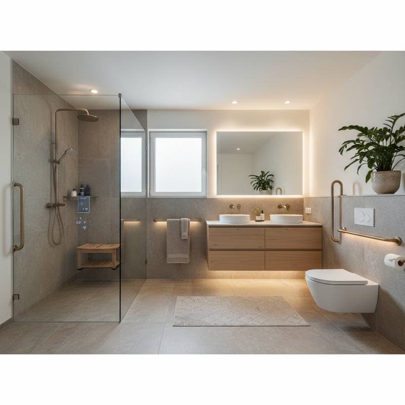 Featured image for Modern Aging-in-Place Baths Go Beyond Grab Bars