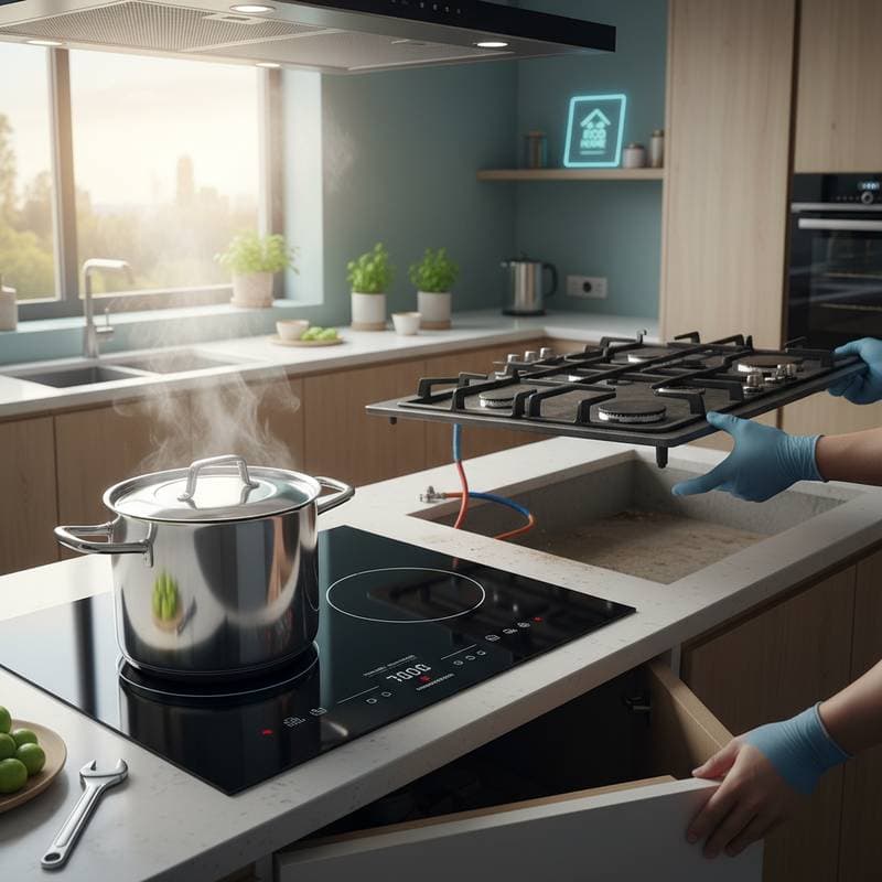 Featured image for Induction Cooktops Beat Gas on Speed and Safety