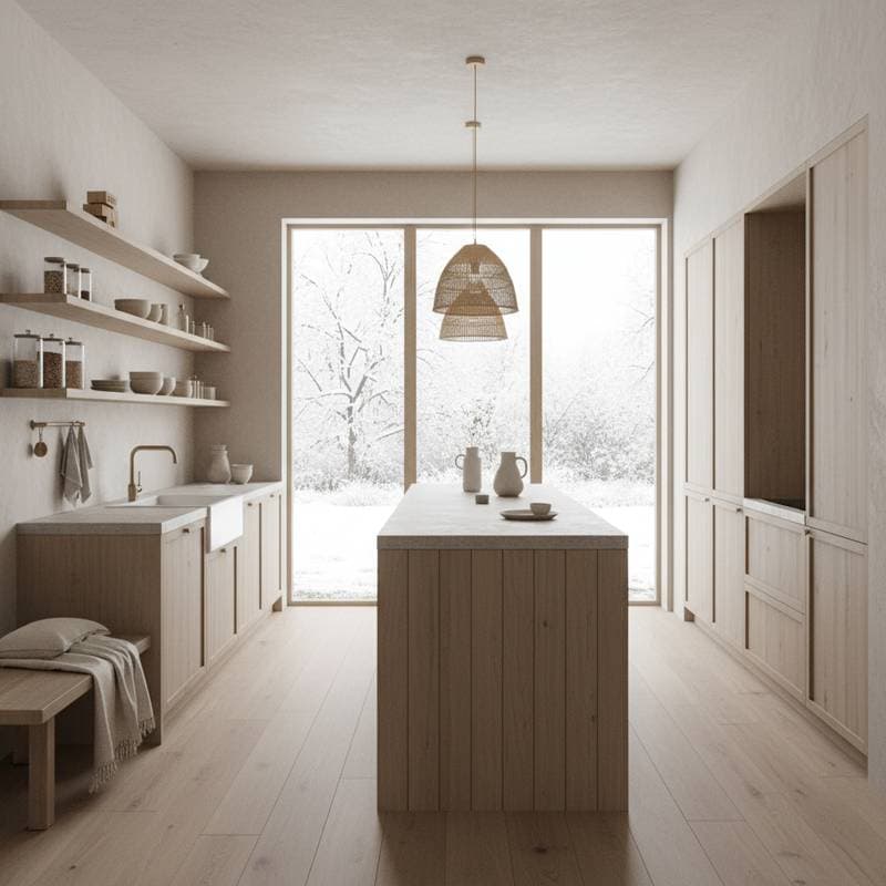 Featured image for Japandi Kitchens Blend Minimalism With Warmth in 2025