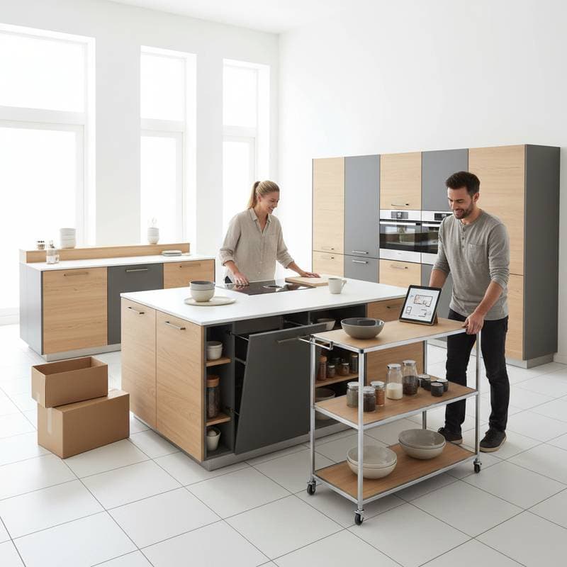 Featured image for Rearrange Your Kitchen in One Afternoon with Modular Units