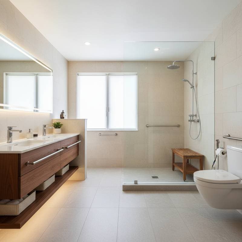 Featured image for Universal Design Bathrooms Work for Every Age