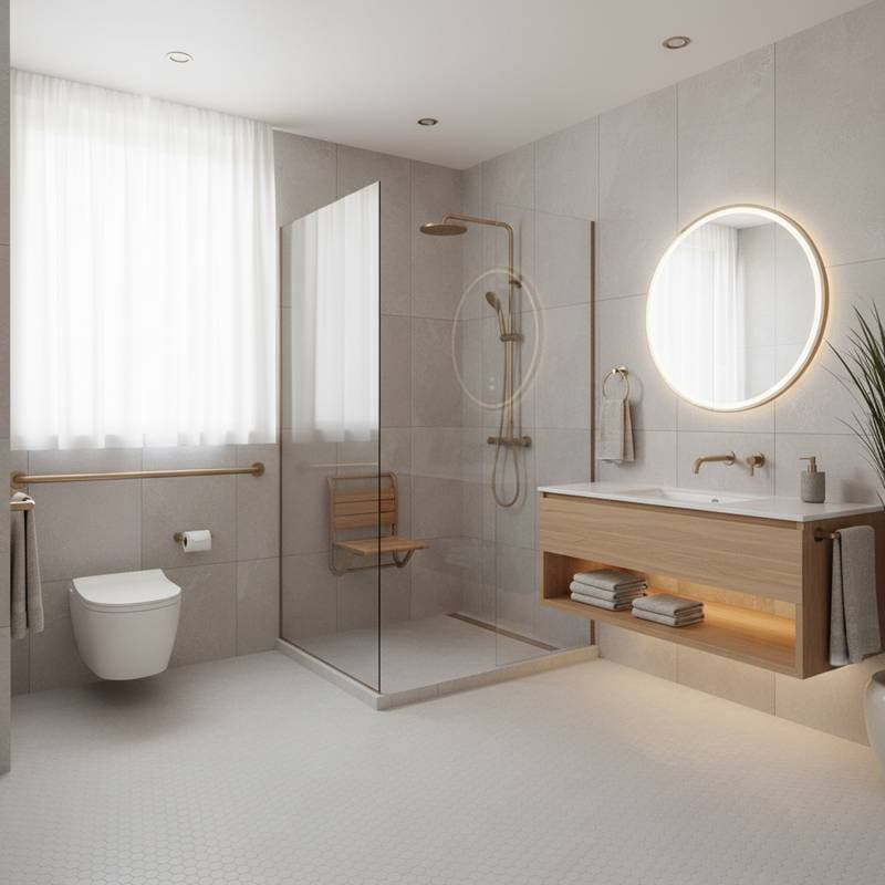 Featured image for Universal Design Bathrooms That Grow With Your Family