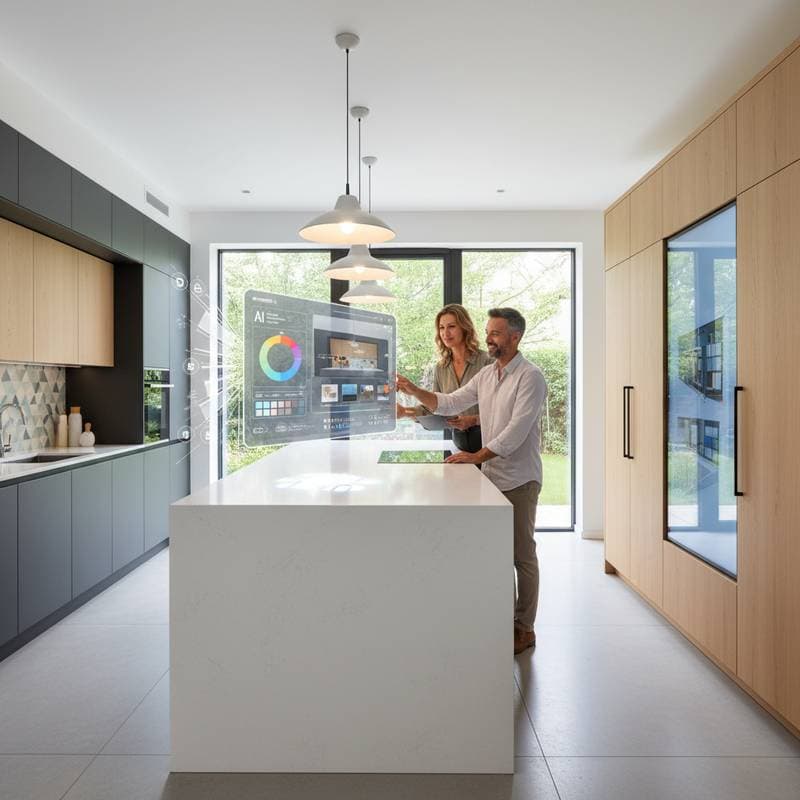 Featured image for AI Tools Unlock Perfect Kitchen Color Harmony