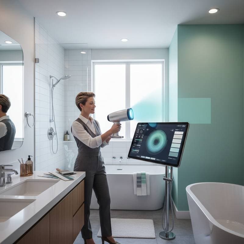 Featured image for AI Reads Your Bathroom Light to Match Paint Perfectly