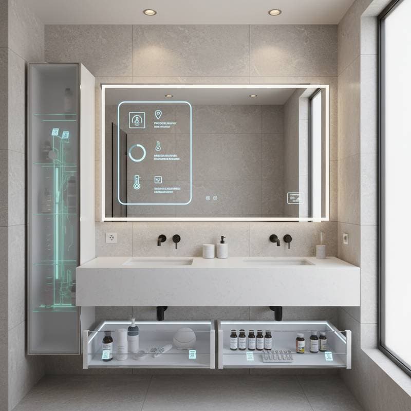 Featured image for AI Mirrors Solve the Bathroom Clutter Problem