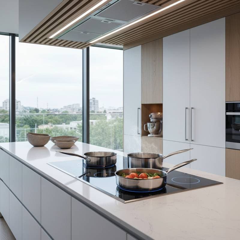 Featured image for Induction Cooktops Turn Heat Into Pure Control