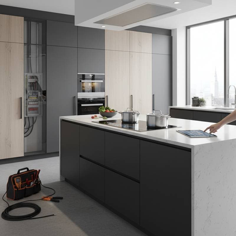 Featured image for Kitchen Rewiring Costs for Induction Cooktops