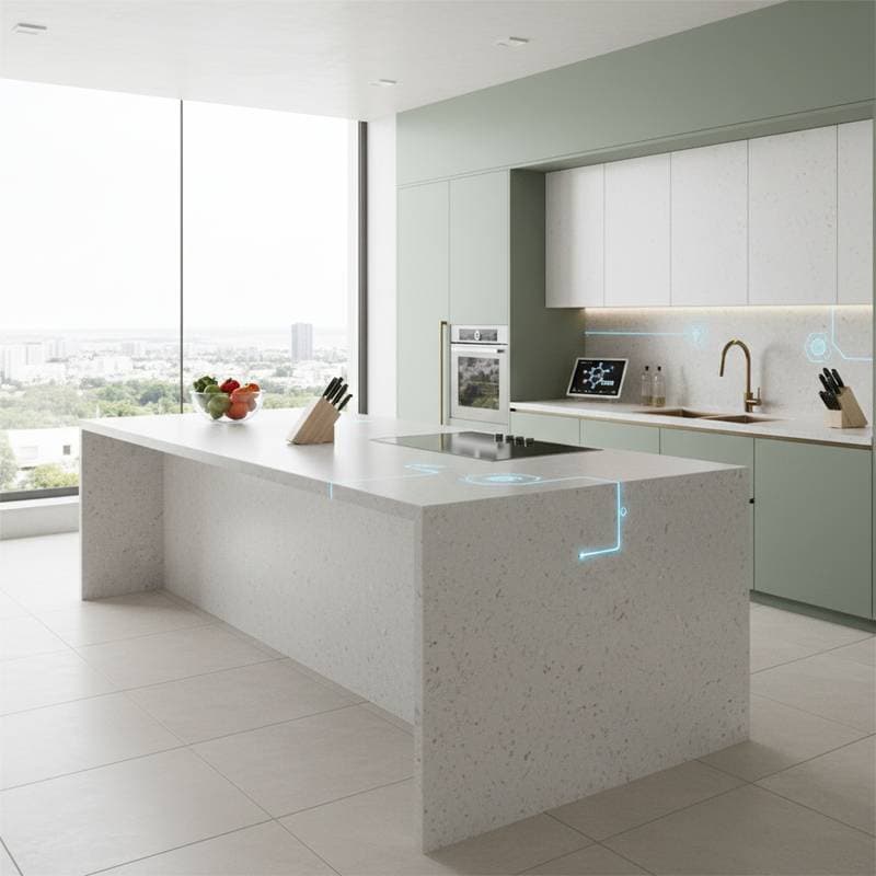 Featured image for Antimicrobial Surfaces Cut Kitchen Bacteria by 2026