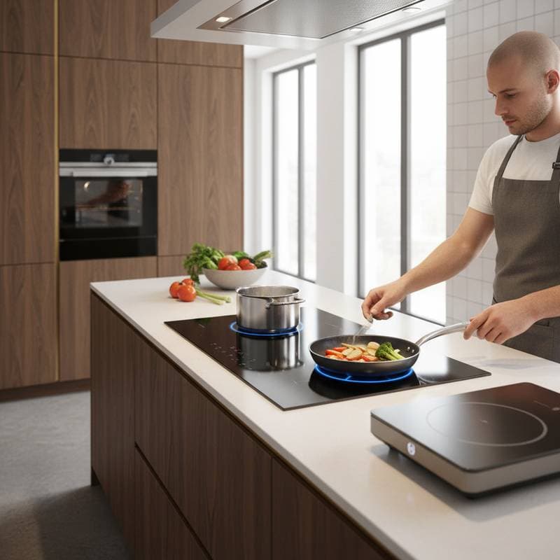 Featured image for Why Induction Cooktops Beat Gas in Speed and Safety