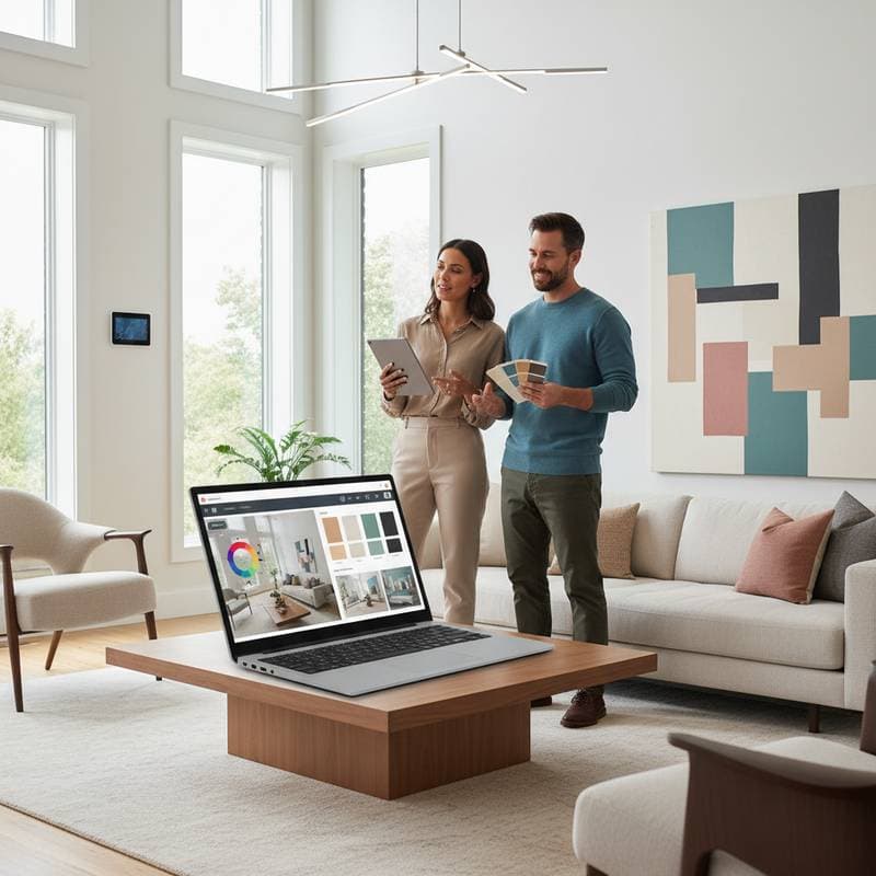 Featured image for AI Tools Find Your Perfect Home Palette in Minutes