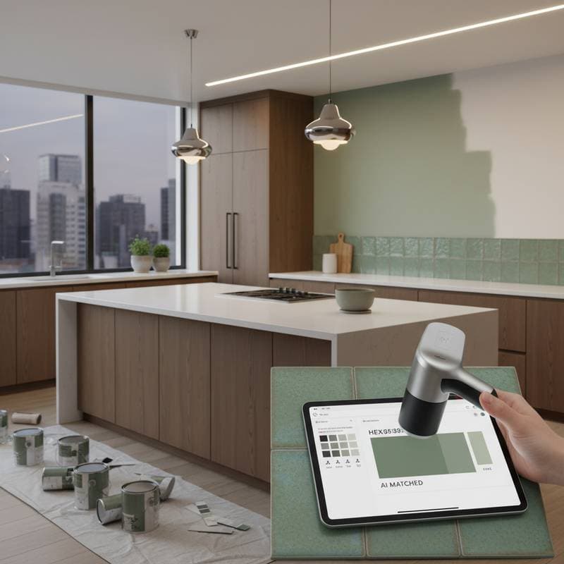 Featured image for Why Color Scanners Beat Test Cans for Kitchen Paint