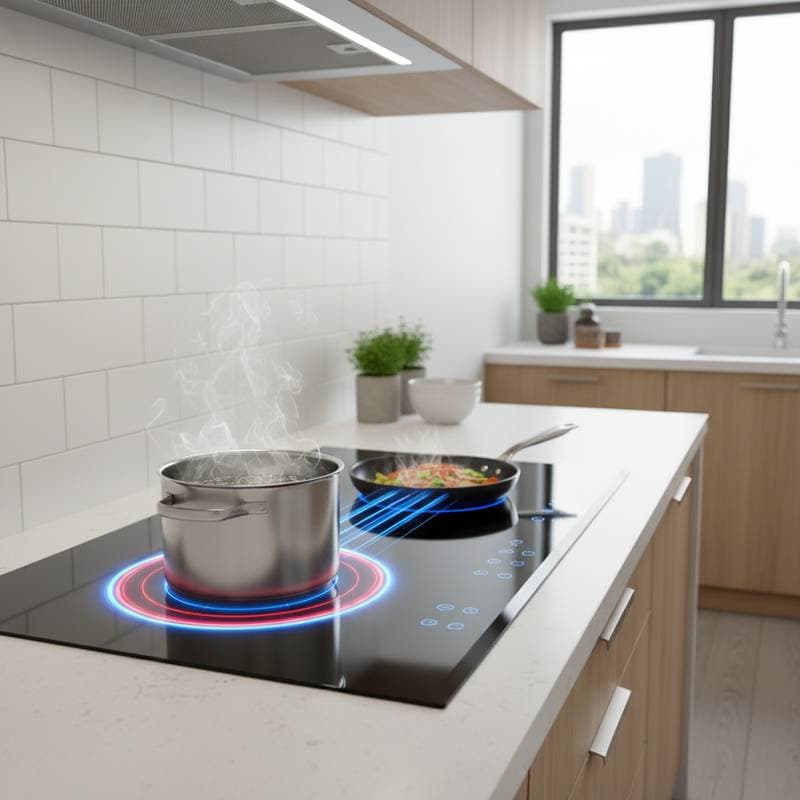 Featured image for Induction Cooktops Heat Faster Than Gas Stoves