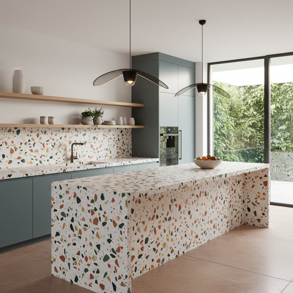 Featured image for Why Terrazzo Dominates 2026 Kitchen Design