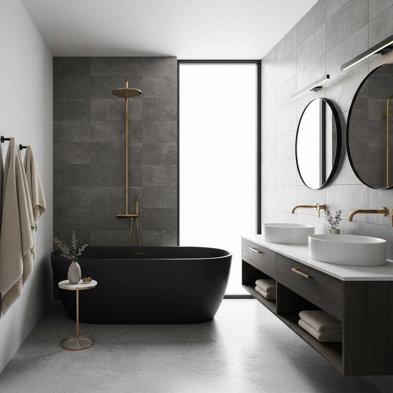 Featured image for Aged Brass and Matte Black: 2026's Design Power Pair