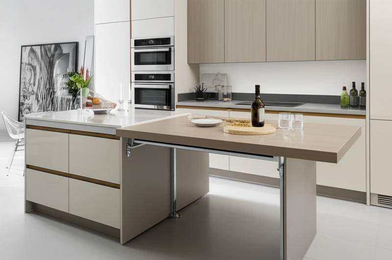 Featured image for Foldaway Islands Transform Compact Kitchen Design