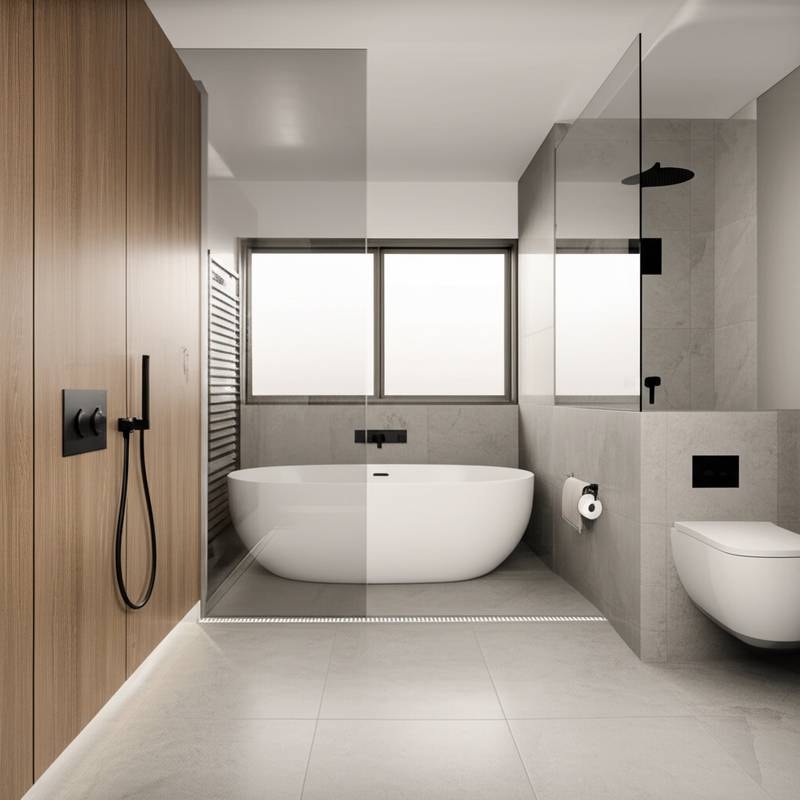 Featured image for Japandi Wet Rooms Blend Minimalism with Warmth