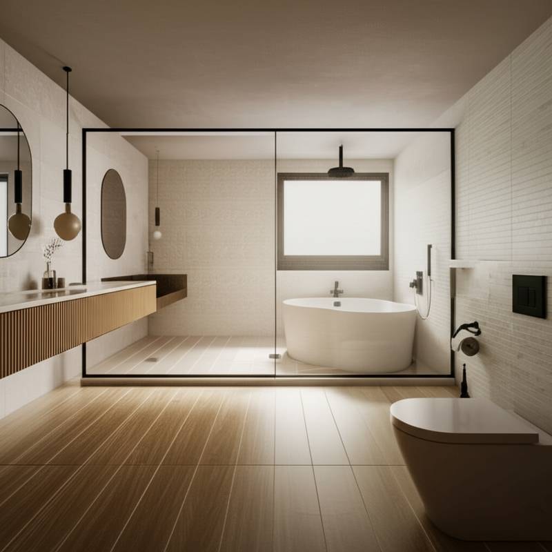 Featured image for Japandi Wet Rooms Blend Minimalism With Function