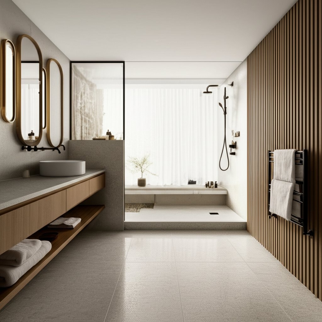 Featured image for Japandi Wet Rooms Blend Minimalism With Spa Luxury