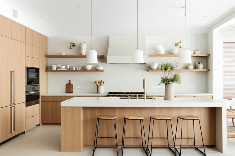 Featured image for Japandi Kitchens Balance Cold Minimalism With Warmth