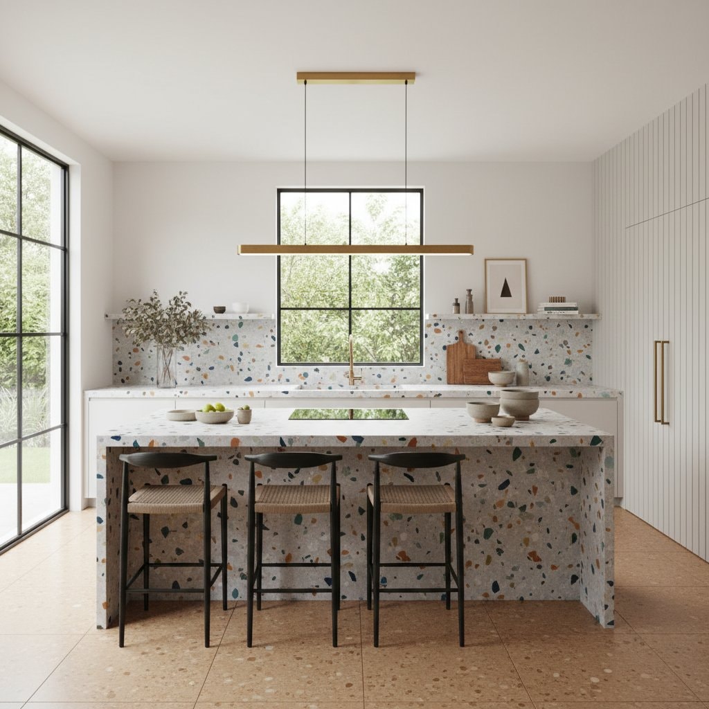 Featured image for Terrazzo's Eco-Friendly Comeback Transforms Modern Homes