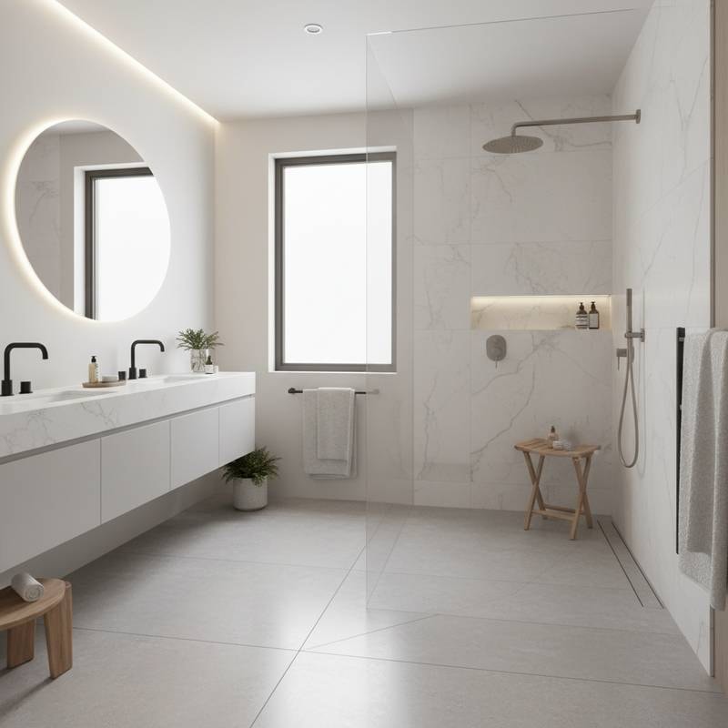 Featured image for Zero-Threshold Showers Make Bathrooms Safer for Aging
