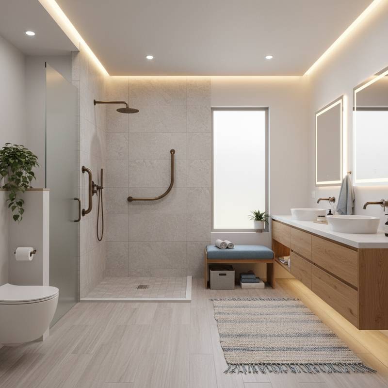 Featured image for Universal Bathrooms Blend Safety and Spa Style