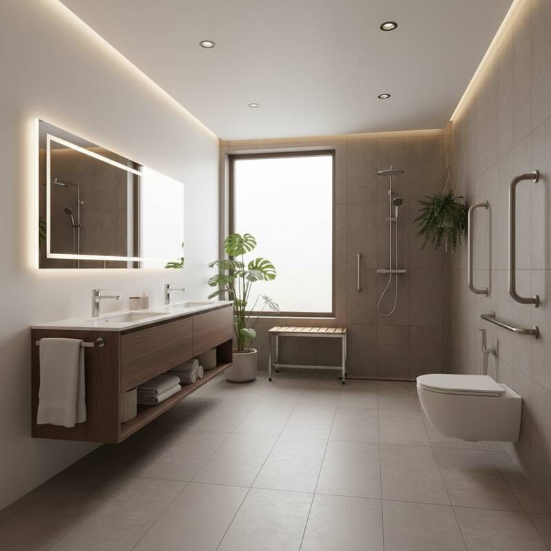 Featured image for Universal Design Bathrooms That Don't Look Clinical