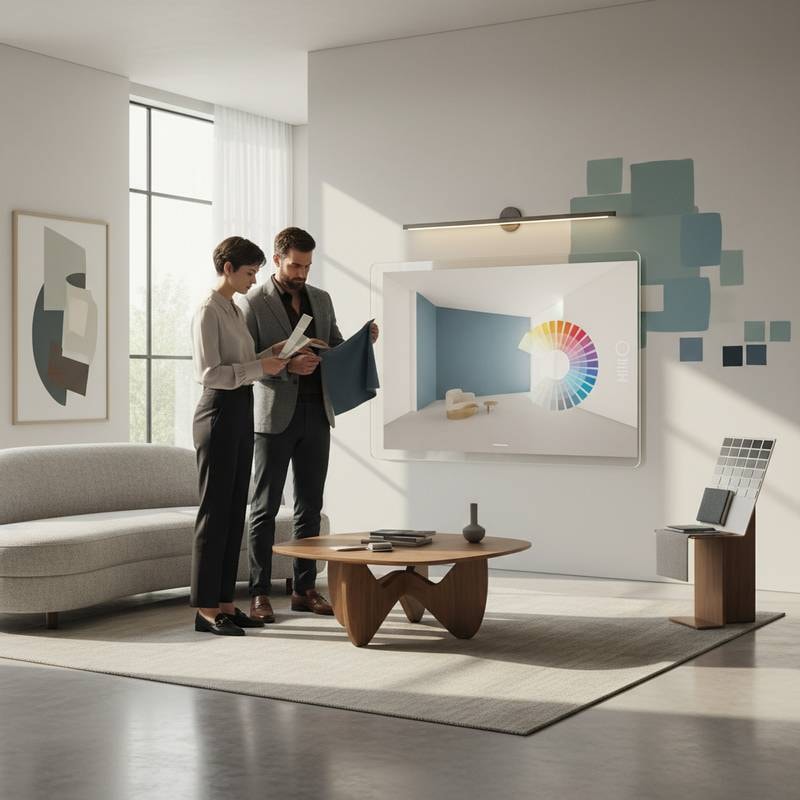 Featured image for AI Color Tools Replace Expensive Interior Designers