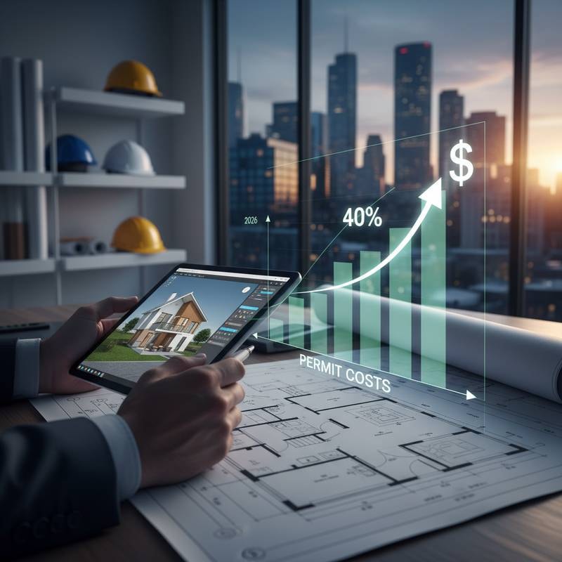 Featured image for Why Remodelers Face 40% Higher Permit Costs in 2026