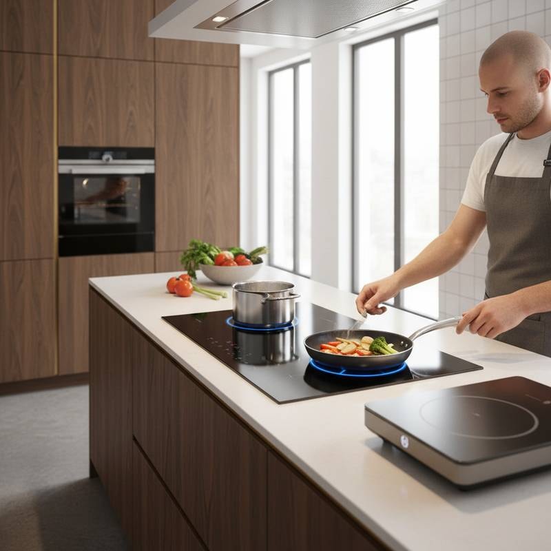 Featured image for Why Induction Cooktops Beat Gas in Speed and Safety