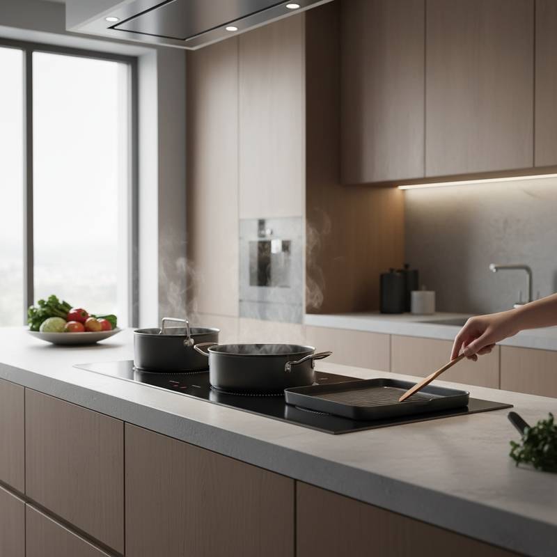 Featured image for Cooktops That Vanish Into Your Countertop Surface
