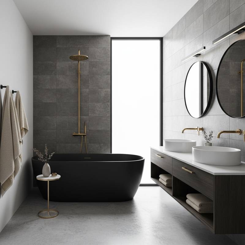 Featured image for Aged Brass and Matte Black: 2026's Design Power Pair