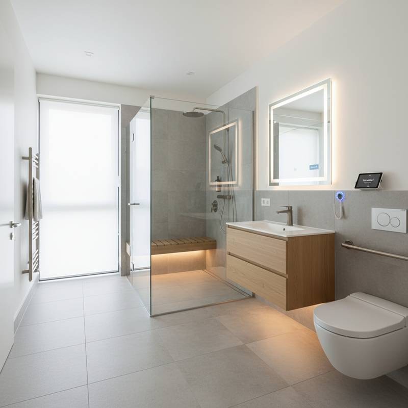 Featured image for Smart Bathroom Tech That Prevents Falls at Home
