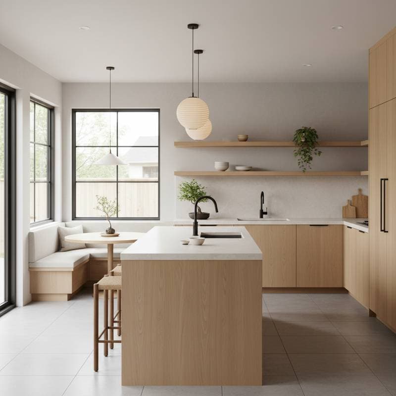 Featured image for Japandi Kitchens Blend Calm and Function in 2025