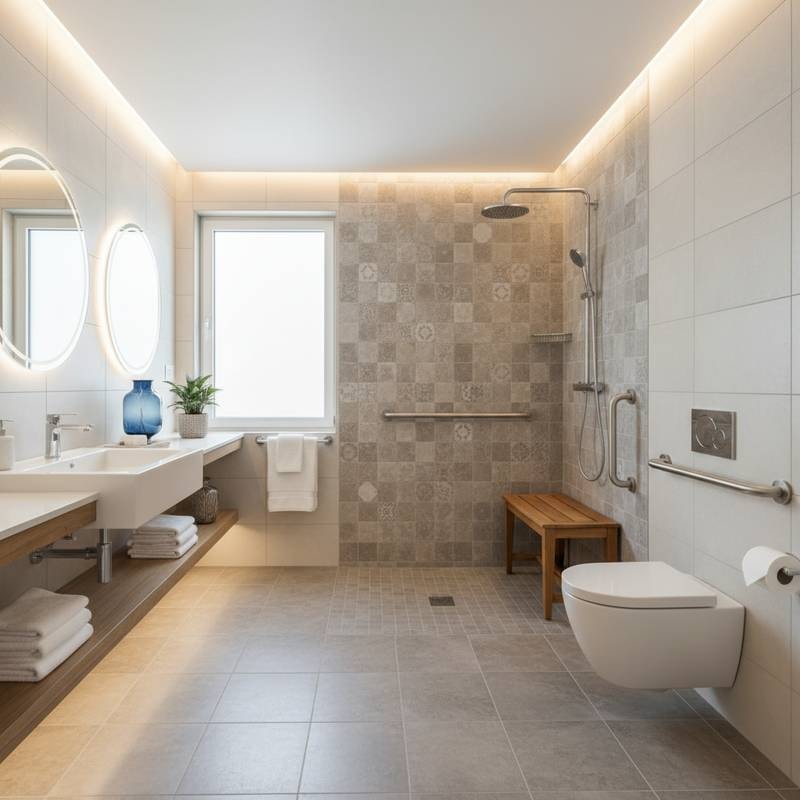 Featured image for Universal Bathroom Design Works for Every Age and Ability