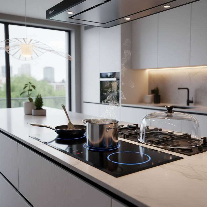 Featured image for Why Induction Beats Gas for Speed and Safety in 2025