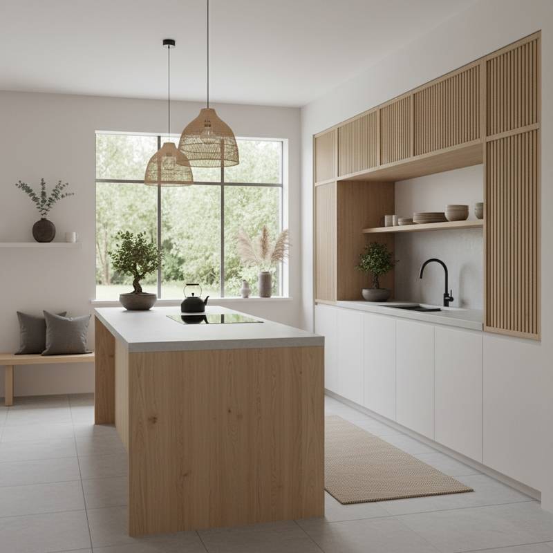Featured image for Japandi Kitchens Blend Calm with Function
