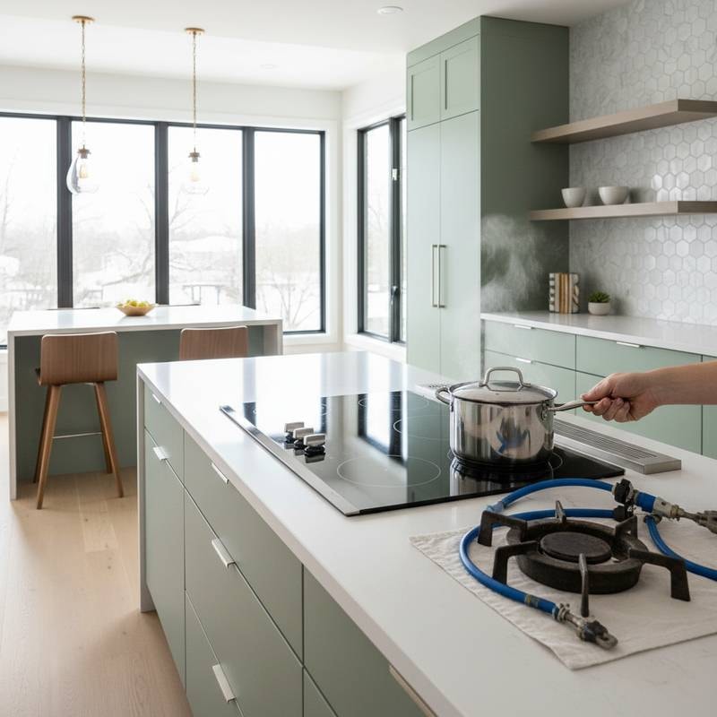 Featured image for Why Induction Beats Gas in Kitchen Remodels