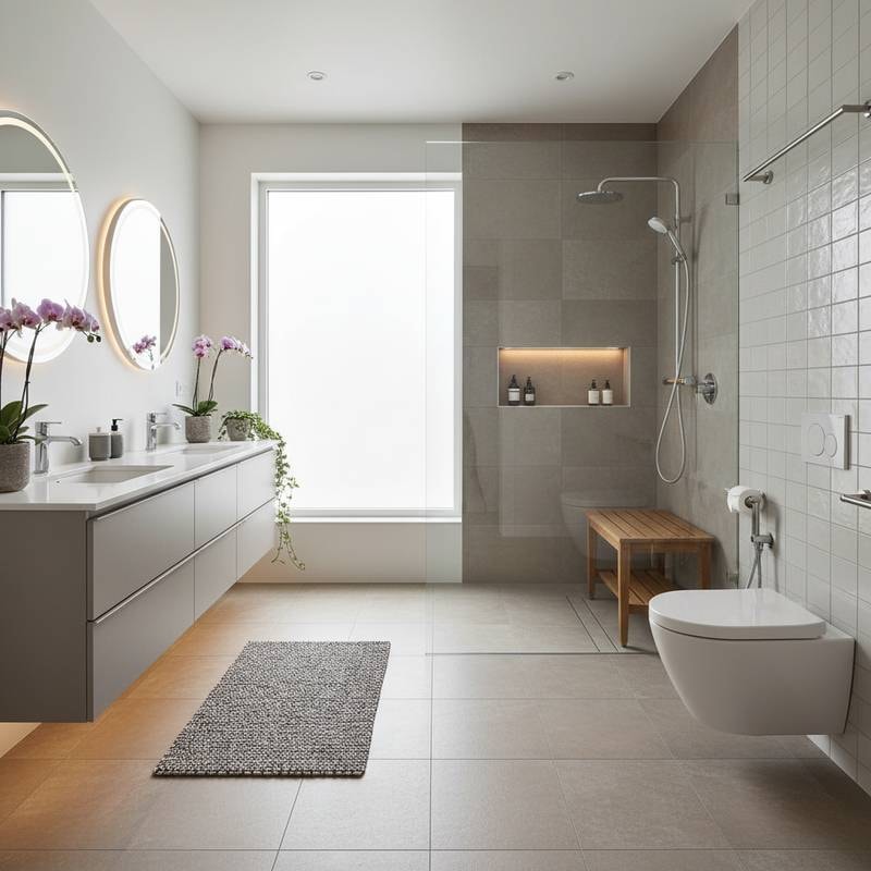 Featured image for Universal Design Makes Bathrooms Safe and Stylish