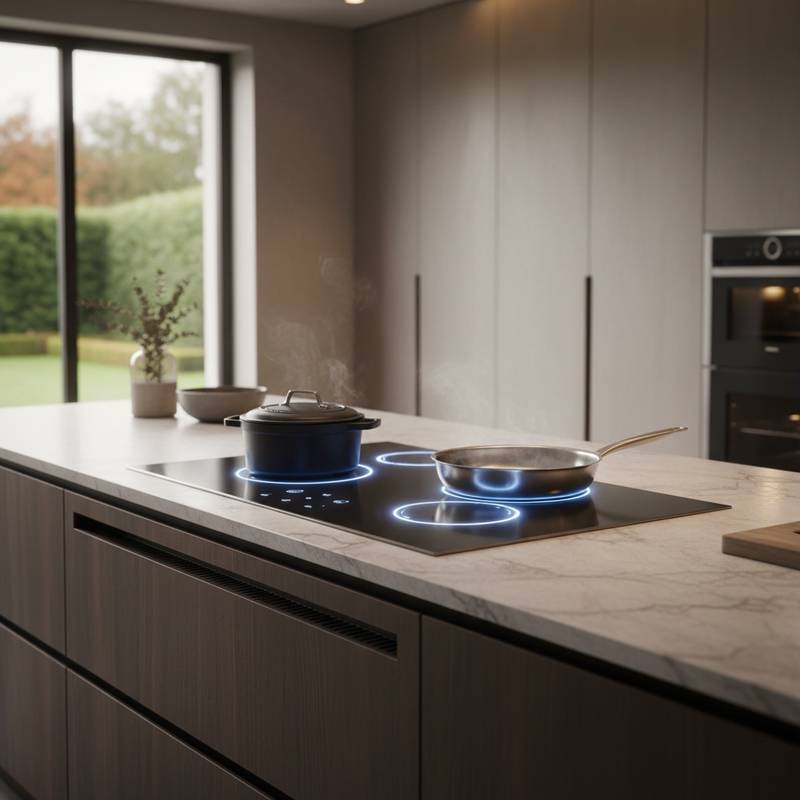 Featured image for Invisible Cooktops Blend Function Into Countertops