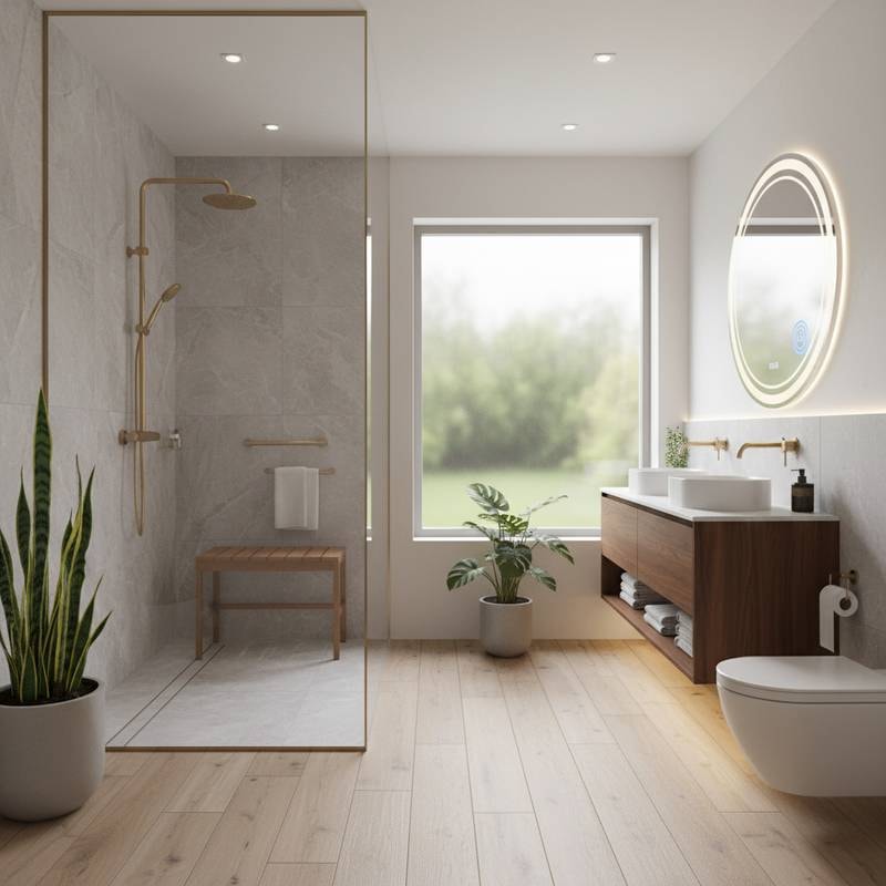 Featured image for Universal Bathrooms Blend Safety With Spa-Level Style