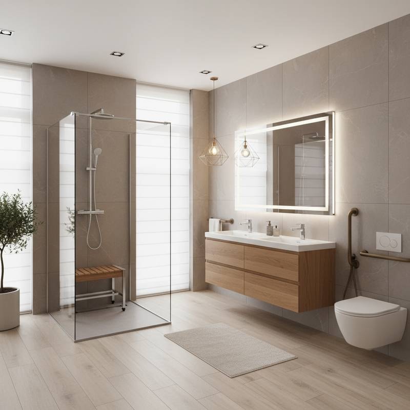 Featured image for Universal Design Bathrooms That Age With You
