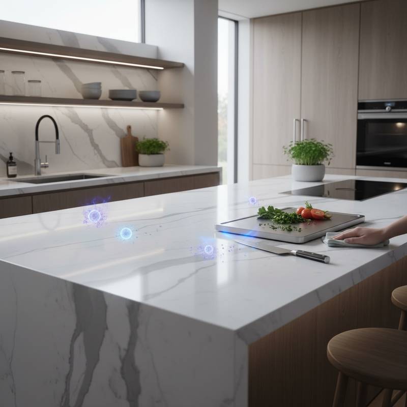 Featured image for Countertops That Fight Bacteria While You Cook